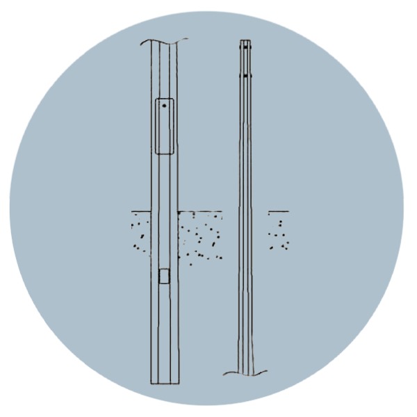 Опора освещения ОГК-10,0-4(4)